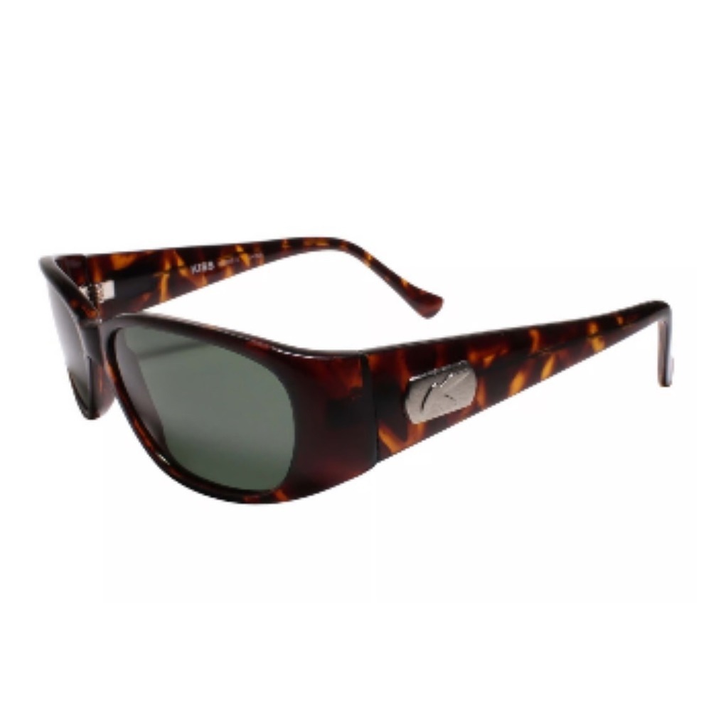 KISS Dead Stock True‎ Vintage Tortoise Frame Rectangle Indie Gray Lens sunglass